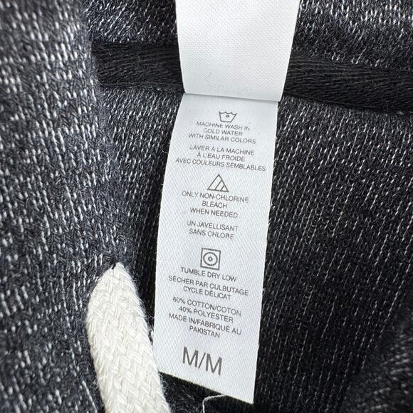 Fleece Factory sweatshirt men's M pullover hoodie kangaroo pocket heather gray - Picture 7 of 8